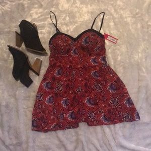 🆕 small floral romper with adjustable straps